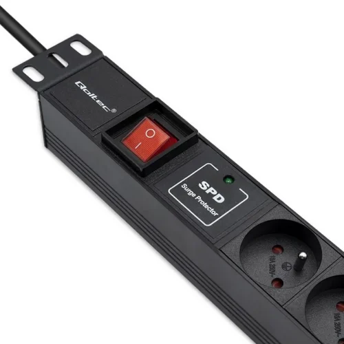Qoltec Powerstrip for RACK 19 1U