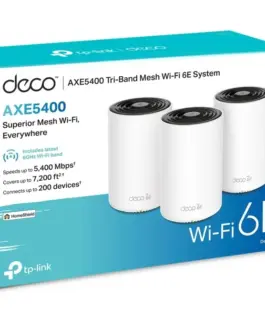 Alternative view of TP-LINK Router Deco XE75(3-pac ) System WiFi 6E AXE5400