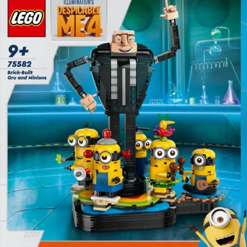 Alternative view of LEGO LEGO Minions 75582 Gru and minions made of blocks