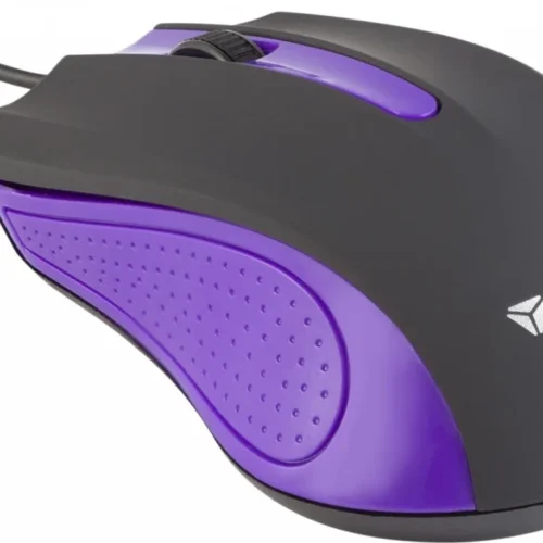 Alternative view of YENKEE USB wiчервен mouse, 3 buttons, rubberized surface