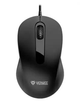 YENKEE Symmetrical USB wiчервен mouse 3 buttons 1000DPI optical