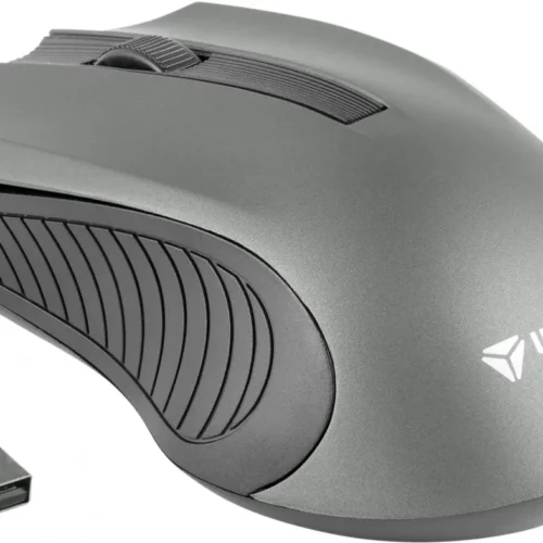 Alternative view of YENKEE 2.4GHz symmetrical wireless mouse, 3 buttons, range 10 m