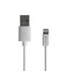 Natec LIGHTNING(M)->USB-A(M) кабел 1M бял MFI PRAT