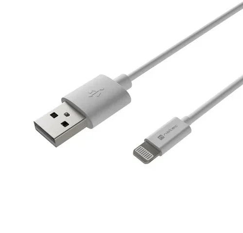 Alternative view of Natec LIGHTNING(M)->USB-A(M) кабел 2M бял MFI prat