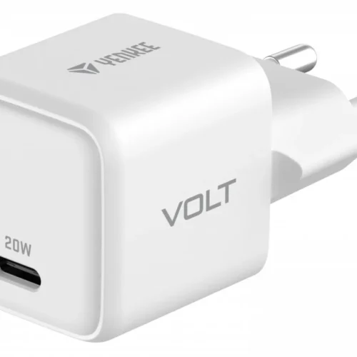 YENKEE USB C 20W 3A Power Delivery 3.0 QC 3.0 мрежово зарядно бял
