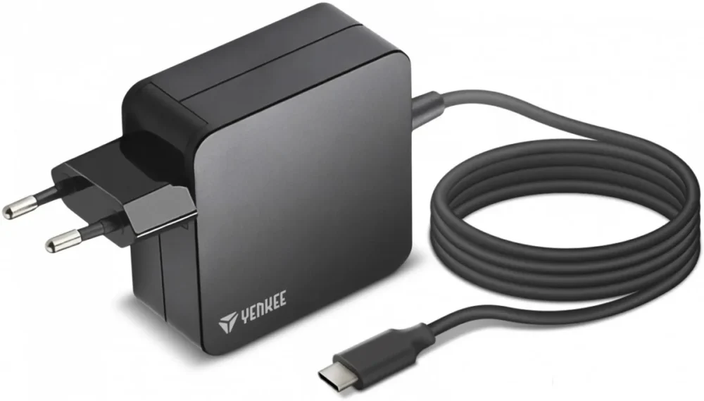 YENKEE Universal захранващ блок / Smartphone / Таблет / Лаптоп / Power Delivery зарядно USB C 65W 1,8m
