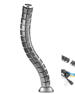 Maclean Organizer grille кабели to the desk MC-768 S silver