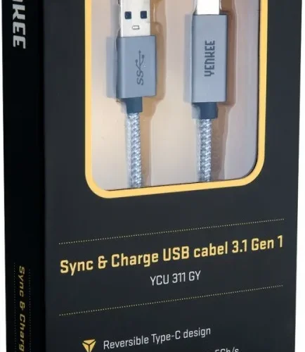 YENKEE кабел USB A-USB C 1m