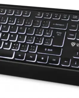 Alternative view of YENKEE Keyboard Backlit quiet USB with low-profile keys