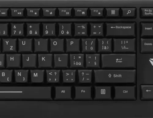 YENKEE Wireless keyboard with LED backlight rechargeable battery