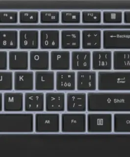 Alternative view of YENKEE Wireless клавиатура with LED backlight, rechargeable battery