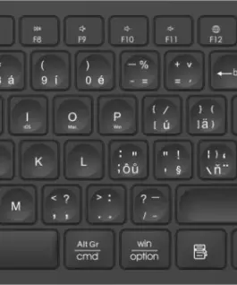 YENKEE Wireless клавиатура Ego Dual 2.4G + BT1 + BT2