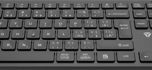 YENKEE Wireless клавиатура Ego Dual 2.4G + BT1 + BT2