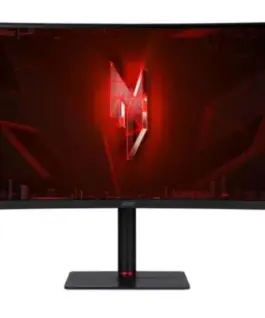 Acer Monitor 34 inch XV345CURV3bmiphuzx UWQHD 21:9 165Hz 1MS/300cd/m2 HDMI DP USB-B USB3.2x2 USB-C SPEAKER H:110 1000R KVM LED