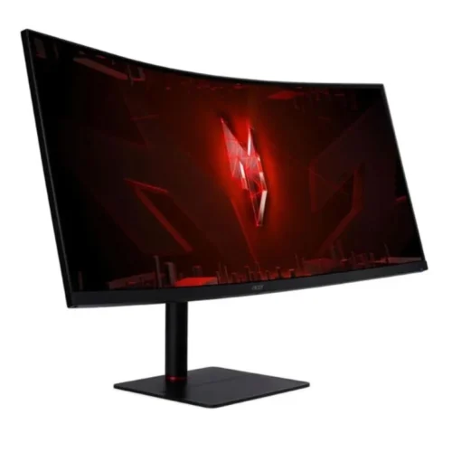 Alternative view of Acer Monitor 34 inch XV345CURV3bmiphuzx UWQHD 21:9 165Hz 1MS/300cd/m2 HDMI DP USB-B USB3.2x2 USB-C SPEAKER H:110 1000R KVM LED RGB