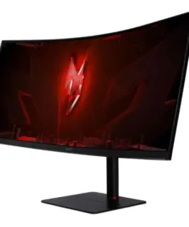 Acer Monitor 34 inch XV345CURV3bmiphuzx UWQHD 21:9 165Hz 1MS/300cd/m2 HDMI DP USB-B USB3.2×2 USB-C SPEAKER H:110 1000R KVM LED