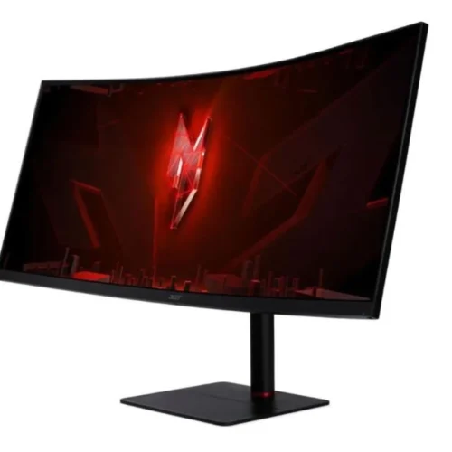 Acer Monitor 34 inch XV345CURV3bmiphuzx UWQHD 21:9 165Hz 1MS/300cd/m2 HDMI DP USB-B USB3.2×2 USB-C SPEAKER H:110 1000R KVM LED