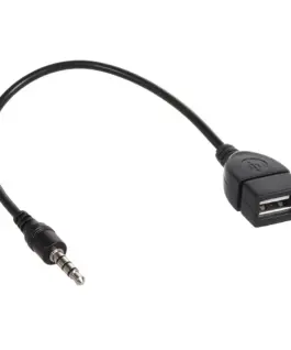 Maclean 3.5mm 4C PLUG TO USB A FEMALE кабел FOR IPOD