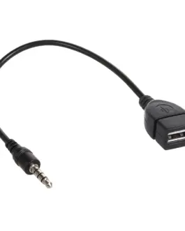 Maclean 3.5mm 4C PLUG TO USB A FEMALE кабел FOR IPOD