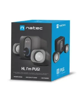 Alternative view of Natec Speakers PUG 11W RMS 2.1 черен