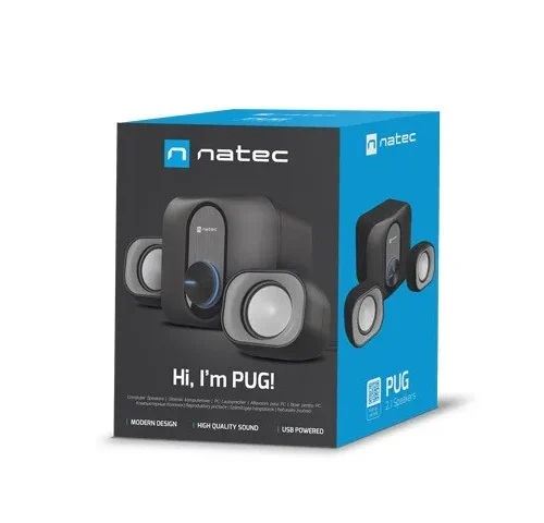 Natec Speakers PUG 11W RMS 2.1 черен