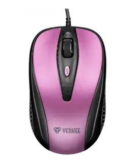 YENKEE Wiчервен мишка USB 4 buttons optical symmetrical Optic 2400DPI розов