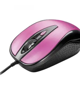 Alternative view of YENKEE Wiчервен мишка USB, 4 buttons, optical, symmetrical, Optic 2400DPI розов