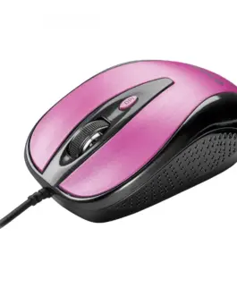 Alternative view of YENKEE Wiчервен мишка USB, 4 buttons, optical, symmetrical, Optic 2400DPI розов