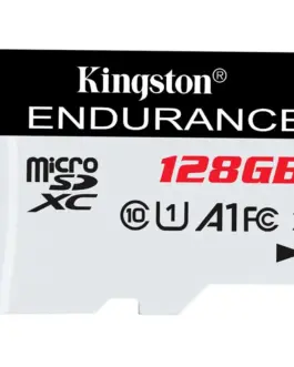 Карта памет Kingston 128GB microSDXC Endurance 95R/45W C10 A1 UHS-I Card Only