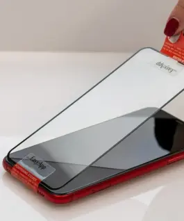 Alternative view of MyScreenProtector Privacy tempeчервен glass AntiSPY iPhone 15 Plus