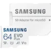 Samsung памет card microSD MB-MC64SA EU EVO Plus 64GB + адаптер