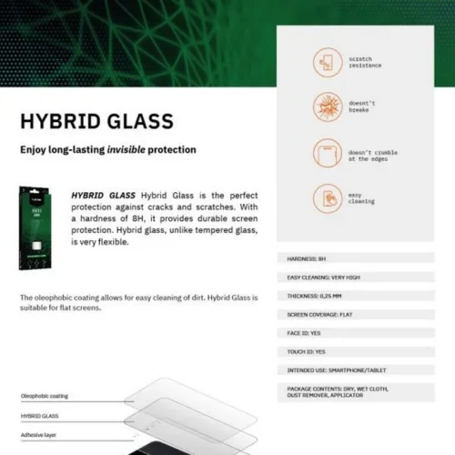 MyScreenProtector HybridGlass Flexible Glass iPhone 15 Plus 6