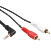 Maclean кабел 3.5mm mini jack 2RCA 3m черен MCTV-825