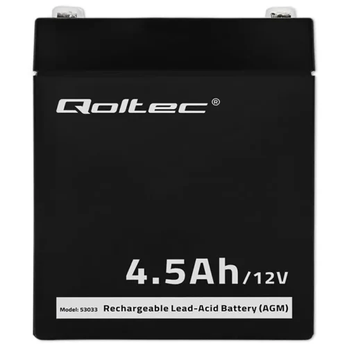 Qoltec Battery AGM 12V 4.5Ah max.1.35A