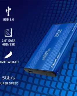 Alternative view of Qoltec Hard Drive адаптерUSB3.0 HDD/SSD 2.5SATA3 blue