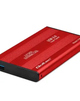 Qoltec Hard drive адаптерUSB3.0 HDD/SSD 2.5 SATA3 червен