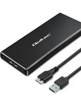 Qoltec Hard drive enclosure M.2 SATA SSD NGFF