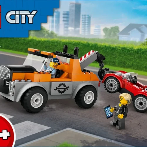 Alternative view of LEGO LEGO City Tow Truck and Sports Car Repair