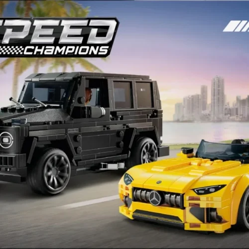Alternative view of LEGO Blocks Speed Champions 76924 Mercedes-AMG G 63 and Mercedes-AMG SL 63