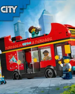 Alternative view of LEGO LEGO City 60407 червен Double-Decker Sightseeing Bus