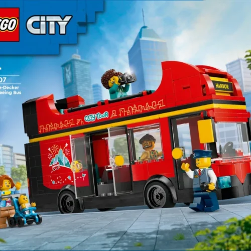 Alternative view of LEGO LEGO City 60407 червен Double-Decker Sightseeing Bus