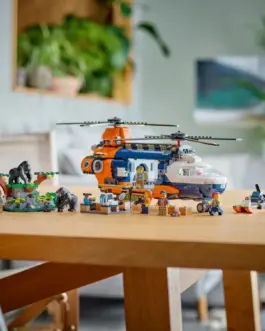 Alternative view of LEGO LEGO City 60437 Jungle Explorer Helicopter at Base Camp
