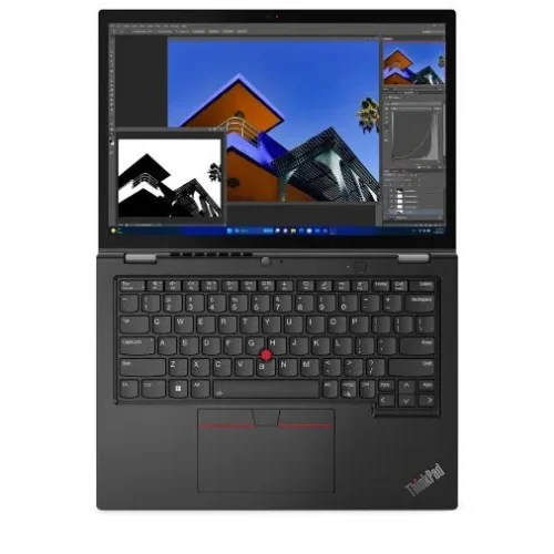 Alternative view of Lenovo Лаптоп ThinkPad L13 2in1 G5 21LM001HPB W11Pro Ultra 5 125U/16GB/512GB/INT/13.3 WUXGA/Touch/черен/1YR Premier Support + 3YRS OS + CO2 Offset