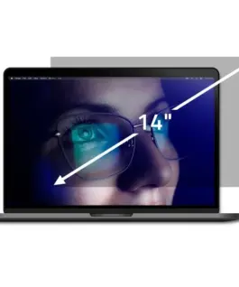 Alternative view of Qoltec Privatizing filter RODO 14 inch 16:9