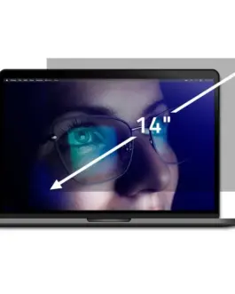 Alternative view of Qoltec Privatizing filter RODO 14 inch 16:9