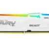 Kingston памет DDR5 Fury Beast RGB 16GB(1*16GB)/6800 CL34 EXPO бял