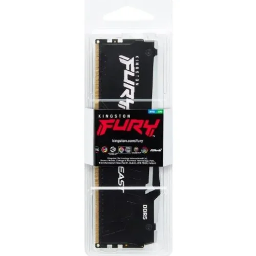 Alternative view of Kingston памет DDR5 Fury Beast RGB 16GB(1*16GB)/6800 CL34 EXPO черен