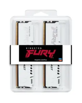 Alternative view of Kingston памет DDR5 Fury Beast 32GB(2*16GB)/6000 CL30 EXPO бял