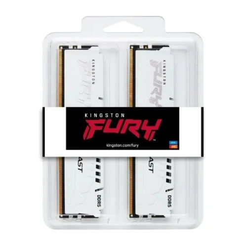 Alternative view of Kingston памет DDR5 Fury Beast 32GB(2*16GB)/6000 CL30 EXPO бял