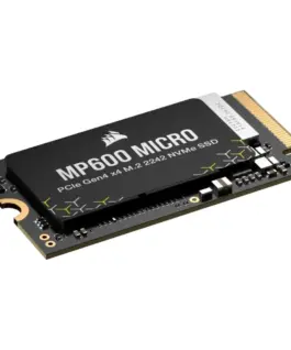 Corsair SSD 1TB MP600 MICRO 5100/4300 MB/s PCIe 4.0 x4 NVMe M.2 2242
